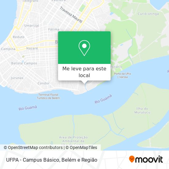 UFPA - Campus Básico mapa