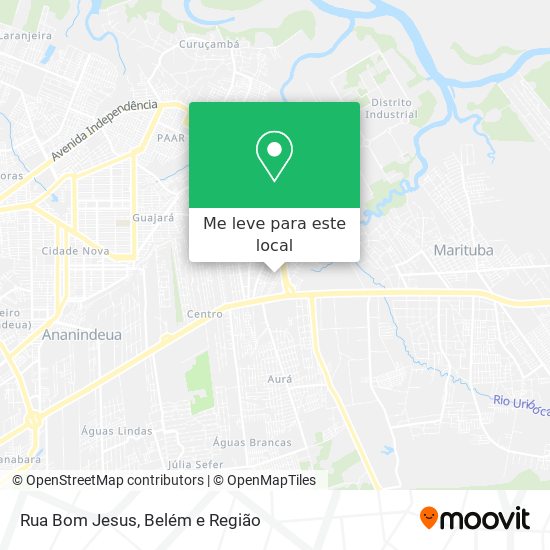 Rua Bom Jesus mapa