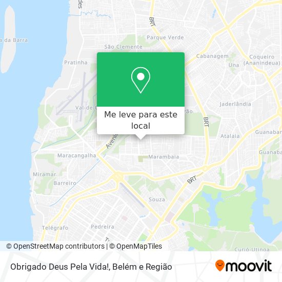Obrigado Deus Pela Vida! mapa