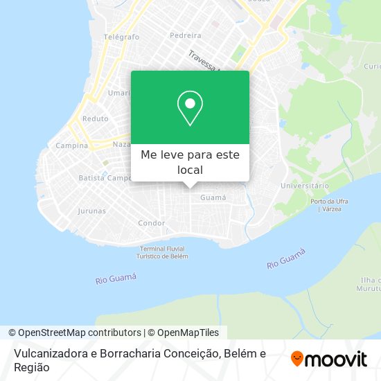 Vulcanizadora e Borracharia Conceição mapa
