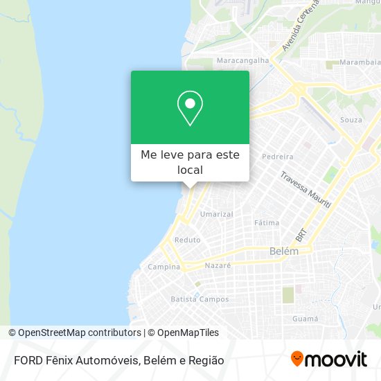 FORD Fênix Automóveis mapa