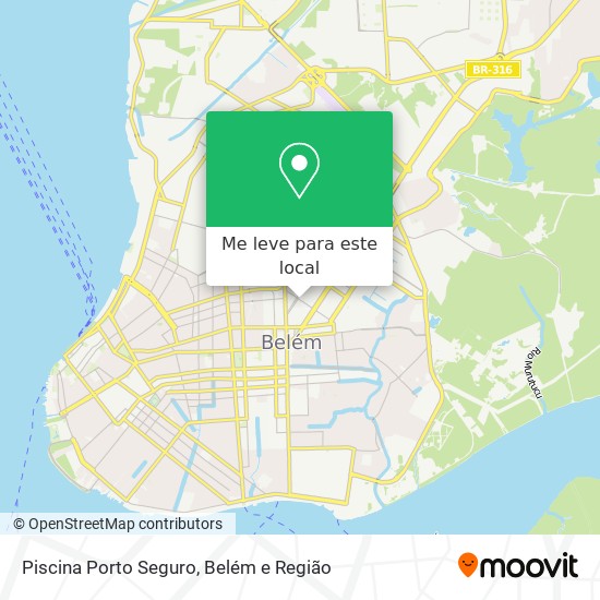 Piscina Porto Seguro mapa