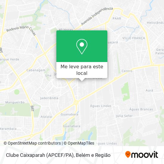 Clube Caixaparah (APCEF/PA) mapa