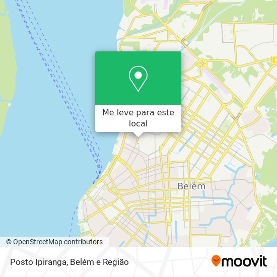 Posto Ipiranga mapa