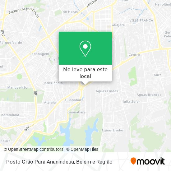 Posto Grão Pará Ananindeua mapa