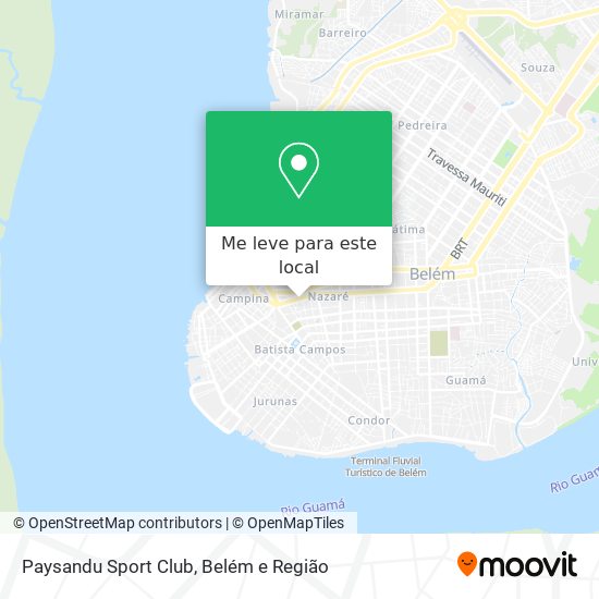 Paysandu Sport Club mapa