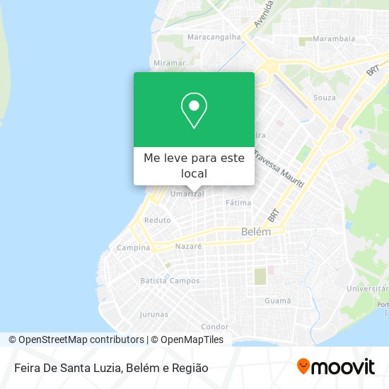Feira De Santa Luzia mapa
