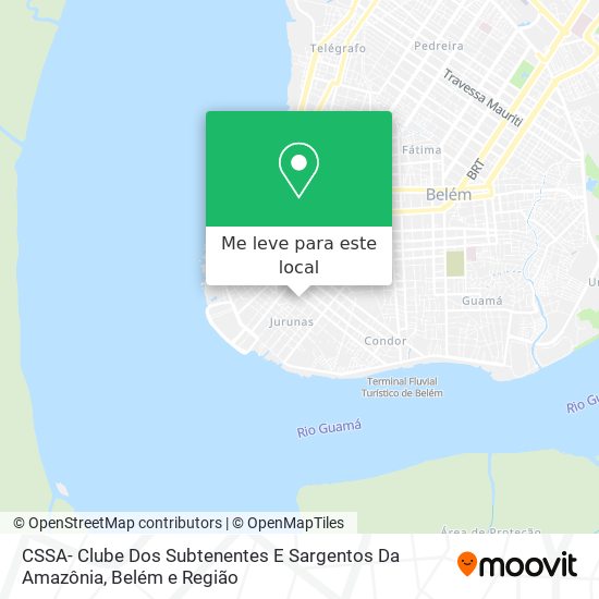 CSSA- Clube Dos Subtenentes E Sargentos Da Amazônia mapa