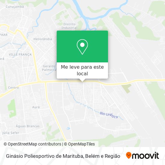 Ginásio Poliesportivo de Marituba mapa