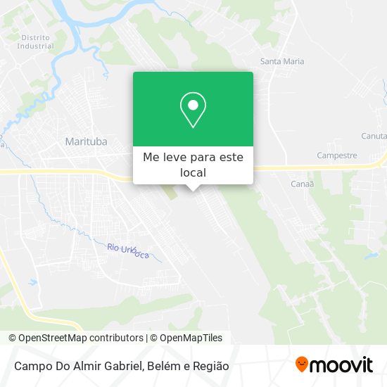Campo Do Almir Gabriel mapa