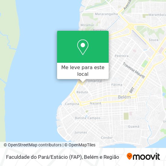 Faculdade do Pará / Estácio (FAP) mapa