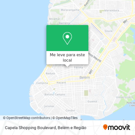 Capela Shopping Boulevard mapa