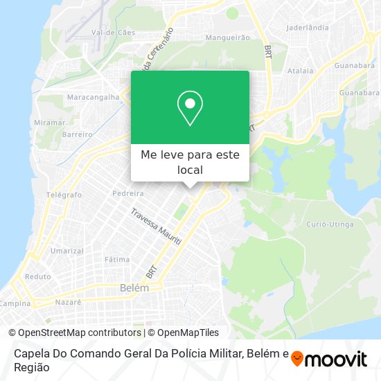 Capela Do Comando Geral Da Polícia Militar mapa