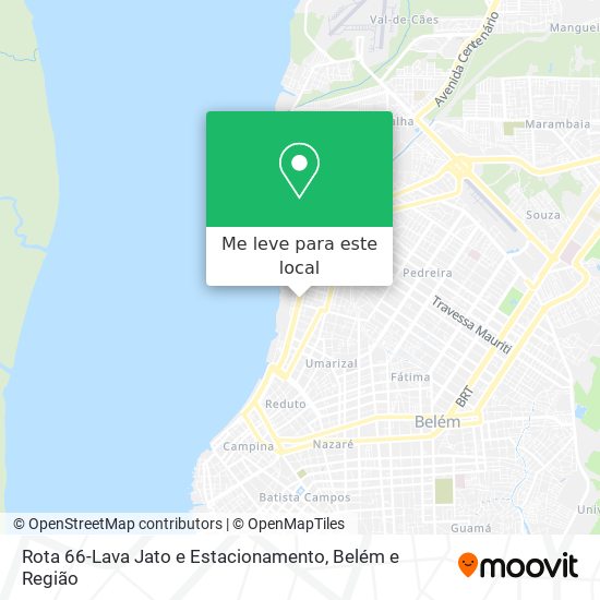 Rota 66-Lava Jato e Estacionamento mapa