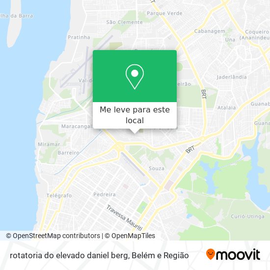 rotatoria do elevado daniel berg mapa