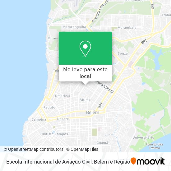 Escola Internacional de Aviação Civil mapa