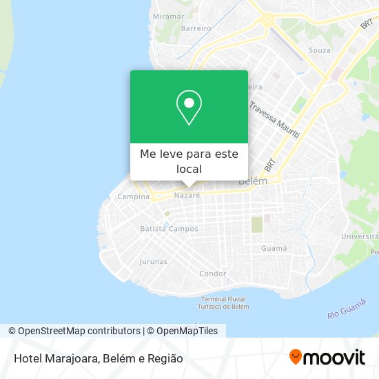 Hotel Marajoara mapa