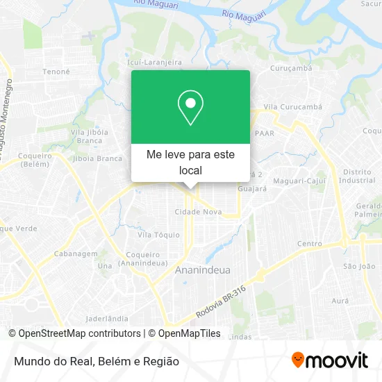 Mundo do Real mapa