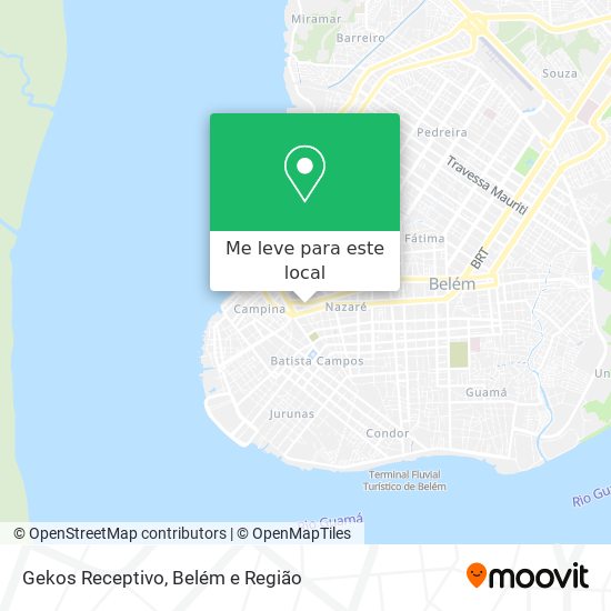 Gekos Receptivo mapa