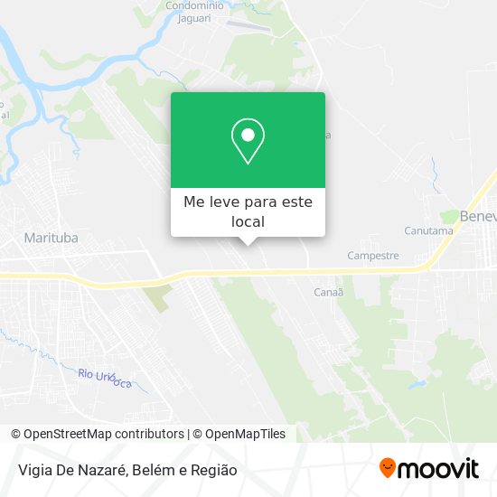 Vigia De Nazaré mapa