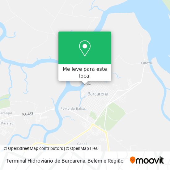 Terminal Hidroviário de Barcarena mapa
