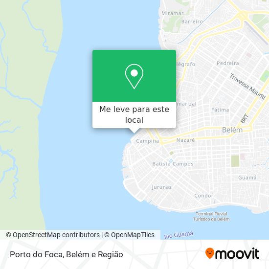 Porto do Foca mapa