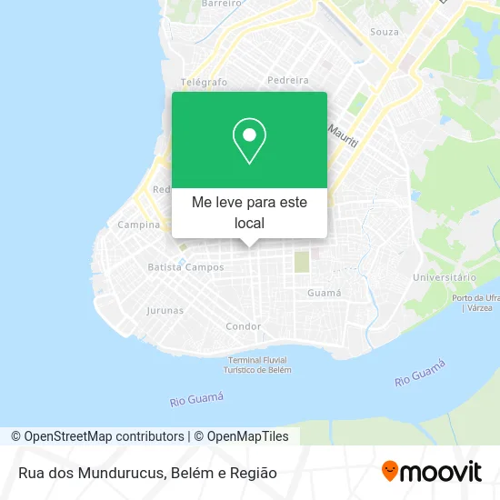 Rua dos Mundurucus mapa