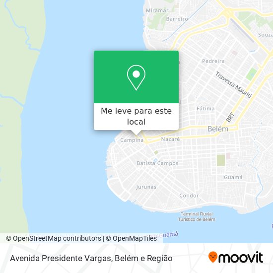 Avenida Presidente Vargas mapa