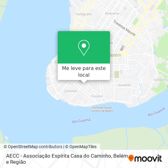 AECC - Associação Espírita Casa do Caminho mapa
