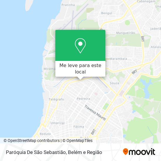 Paróquia De São Sebastião mapa