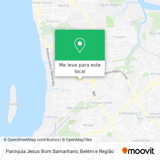 Paróquia Jesus Bom Samaritano mapa