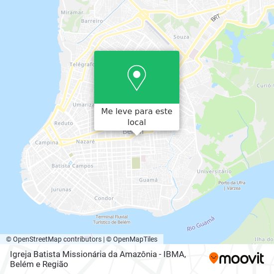 Igreja Batista Missionária da Amazônia - IBMA mapa