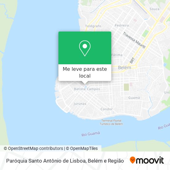 Paróquia Santo Antônio de Lisboa mapa