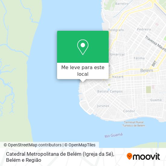 Catedral Metropolitana de Belém (Igreja da Sé) mapa