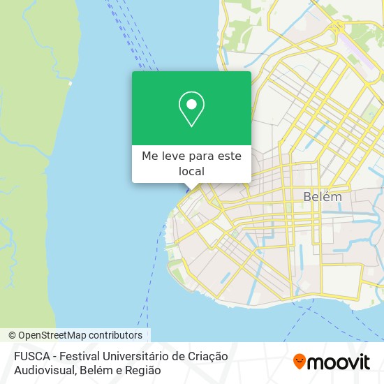 FUSCA - Festival Universitário de Criação Audiovisual mapa