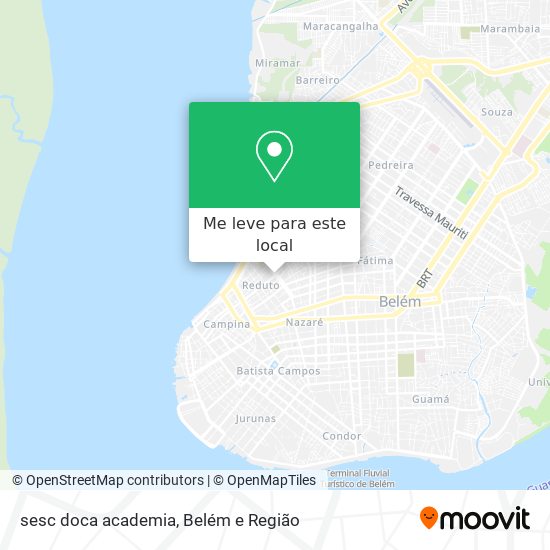 sesc doca academia mapa