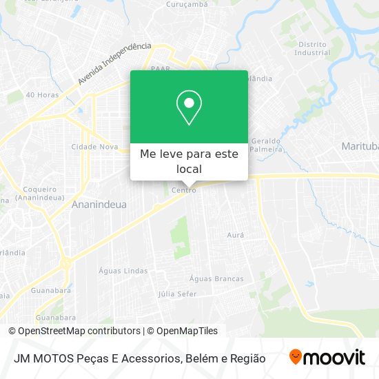 JM MOTOS Peças E Acessorios mapa