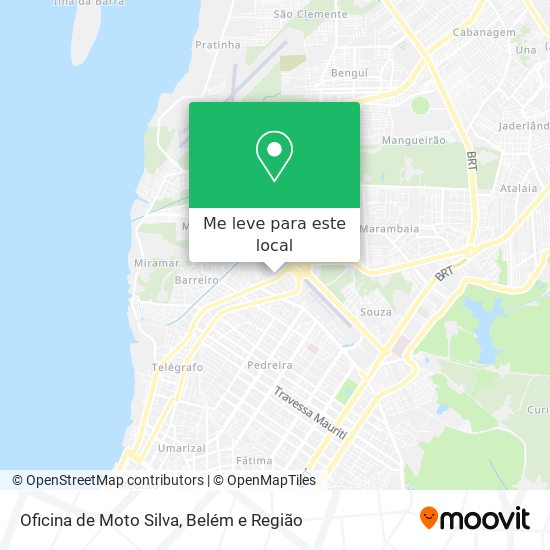 Oficina de Moto Silva mapa