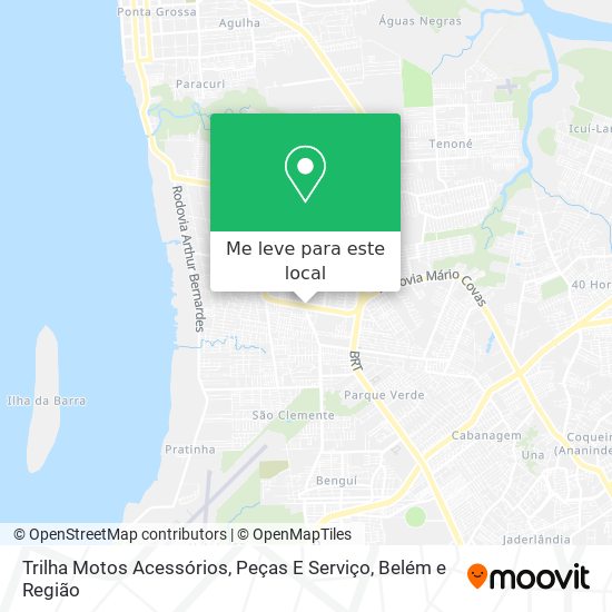 Trilha Motos Acessórios, Peças E Serviço mapa