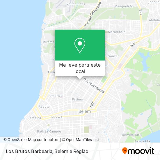 Los Brutos Barbearia mapa