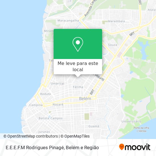 E.E.E.F.M Rodrigues Pinagé mapa