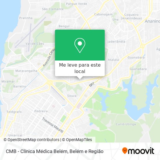 CMB - Clínica Médica Belém mapa