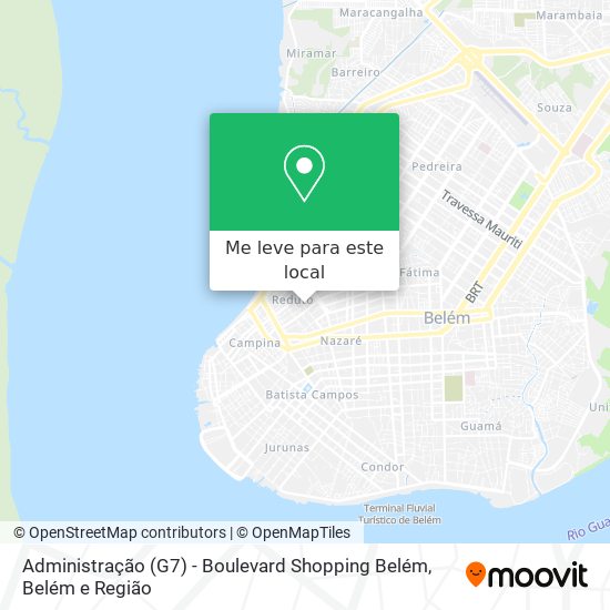 Administração (G7) - Boulevard Shopping Belém mapa