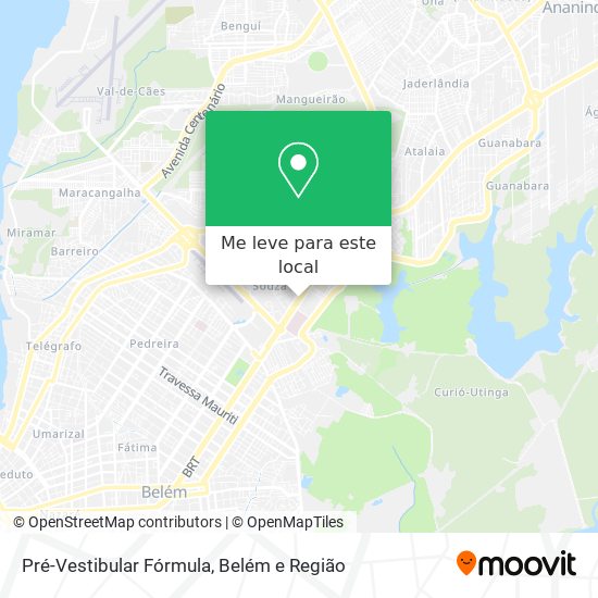 Pré-Vestibular Fórmula mapa