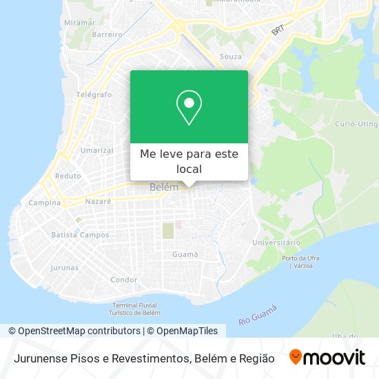 Jurunense Pisos e Revestimentos mapa
