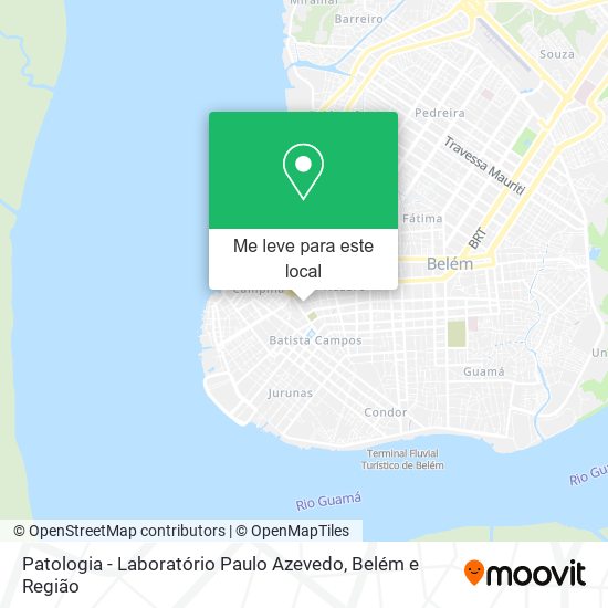 Patologia - Laboratório Paulo Azevedo mapa