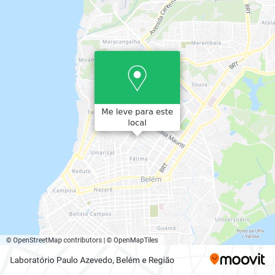 Laboratório Paulo Azevedo mapa