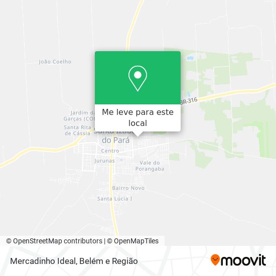 Mercadinho Ideal mapa