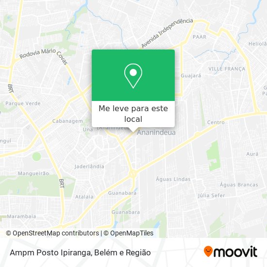 Ampm Posto Ipiranga mapa