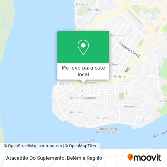 Atacadão Do Suplemento mapa